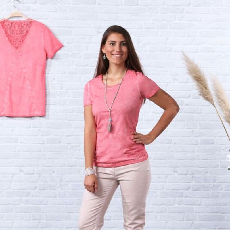 Blusetopp Flamingo