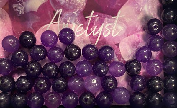 Hovedbilde Armbåndsperle Ametyst 8mm ...