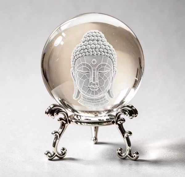 Hovedbilde Buddha Crystal Glasskule