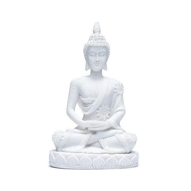 Hovedbilde Hvit Meditasjon Buddha Mudra ...