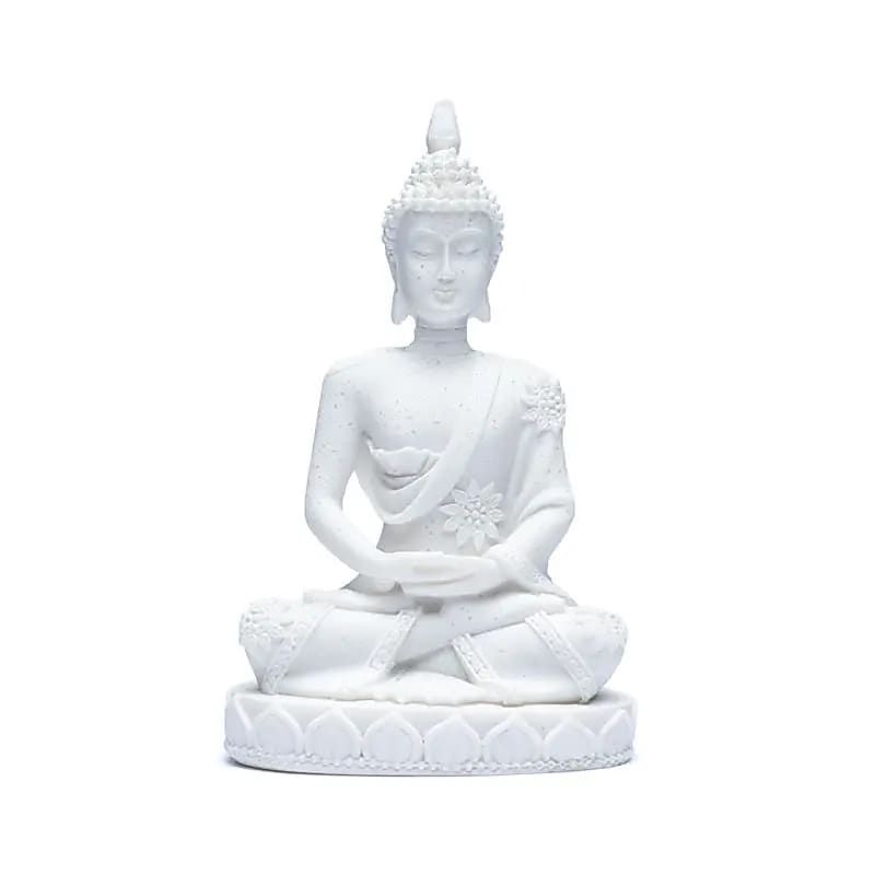 Hvit Meditasjon Buddha Mudra 11cm