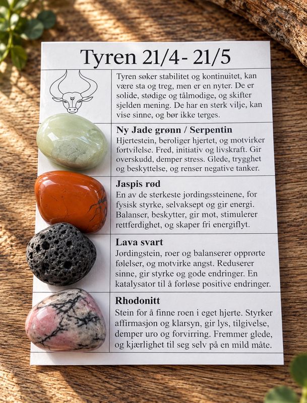 Tyren – Stjernetegnsett