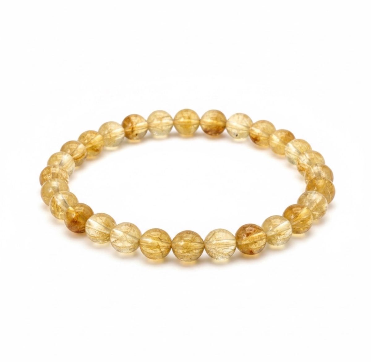  Citrin Brent 8mm Armbånd